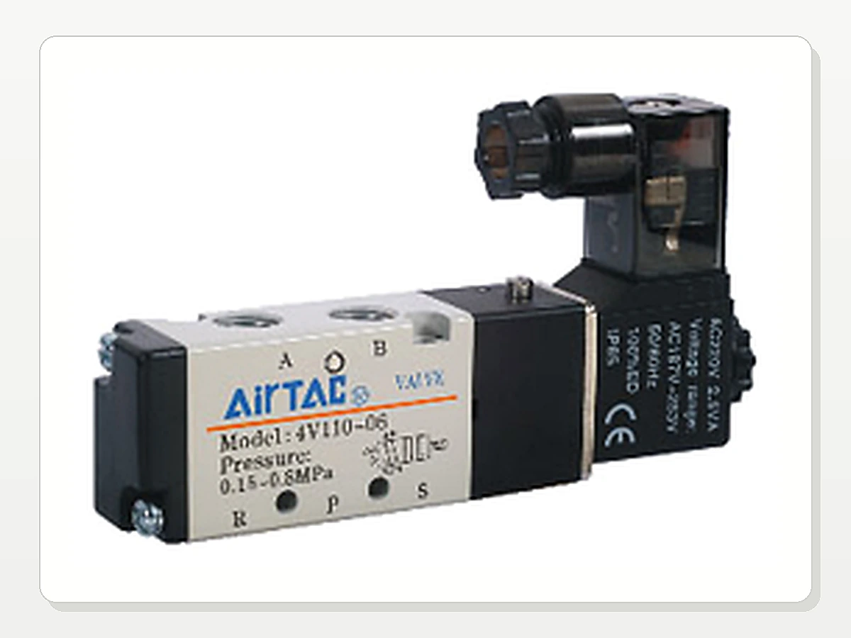4V100 Series Solenoid Valve (5/2 way, 5/3 way)