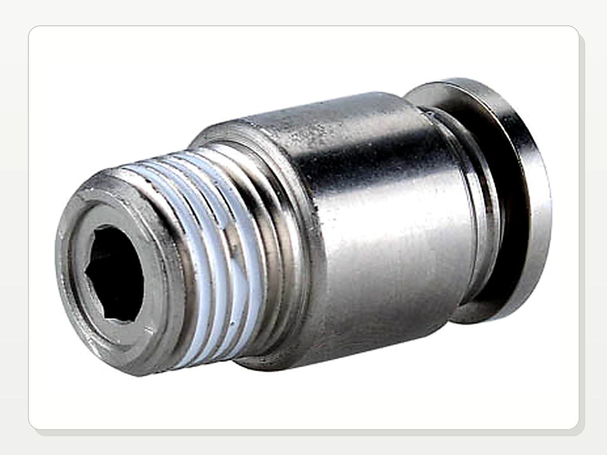 BPOC-Hexagon socket head metal male connector