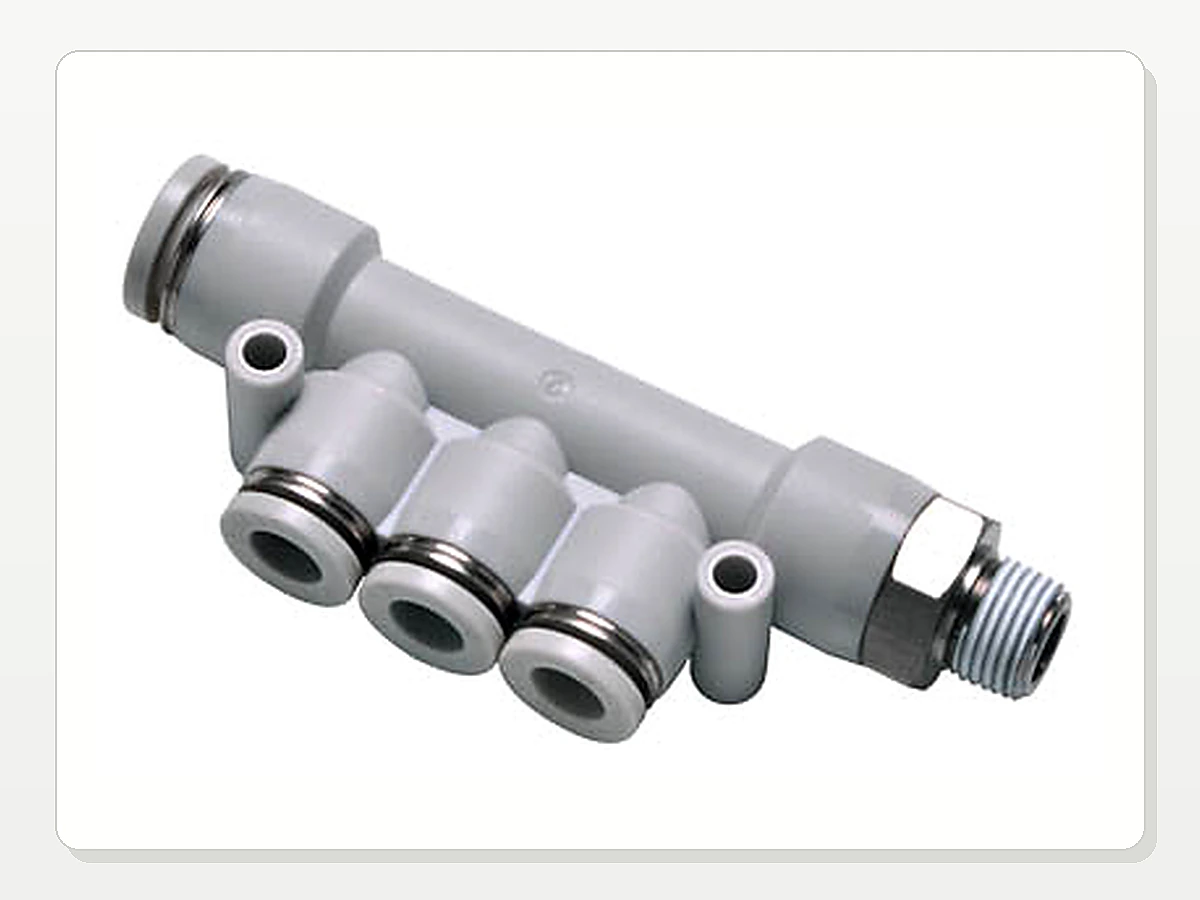 PKD-Male reducer triple branch union